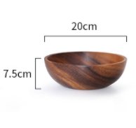 Acacia wooden bowl wooden tableware - LuxuriesTree