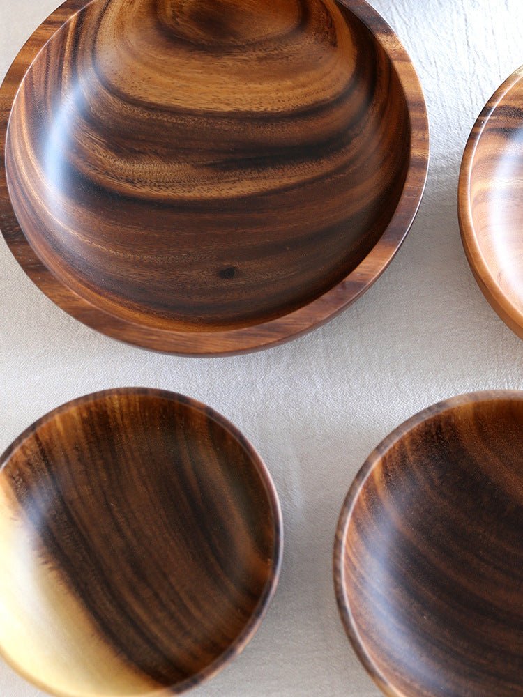 Acacia wooden bowl wooden tableware - LuxuriesTree