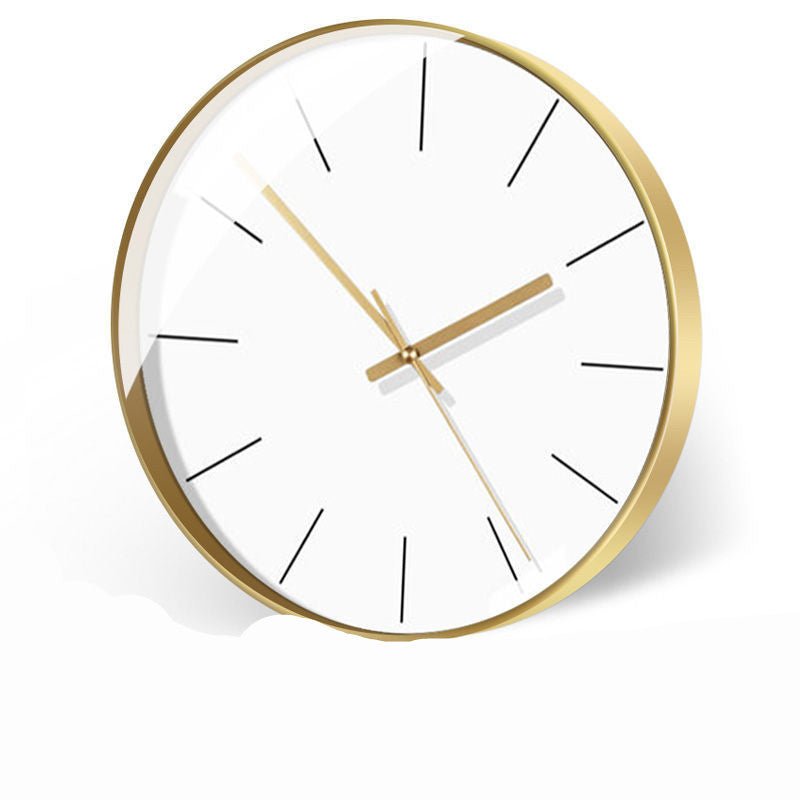 Elegant Quartz Wall Clock - Timeless Home Decor - LuxuriesTree