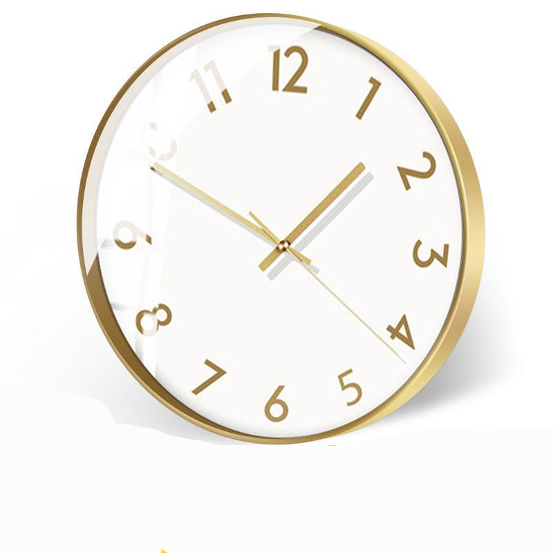 Elegant Quartz Wall Clock - Timeless Home Decor - LuxuriesTree