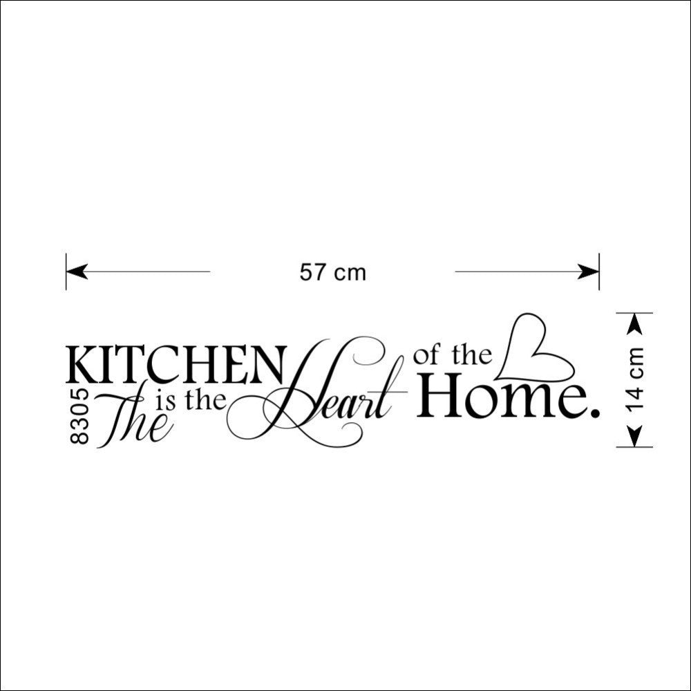 Kitchen Letter Wall Sticker - Home Decor - LuxuriesTree