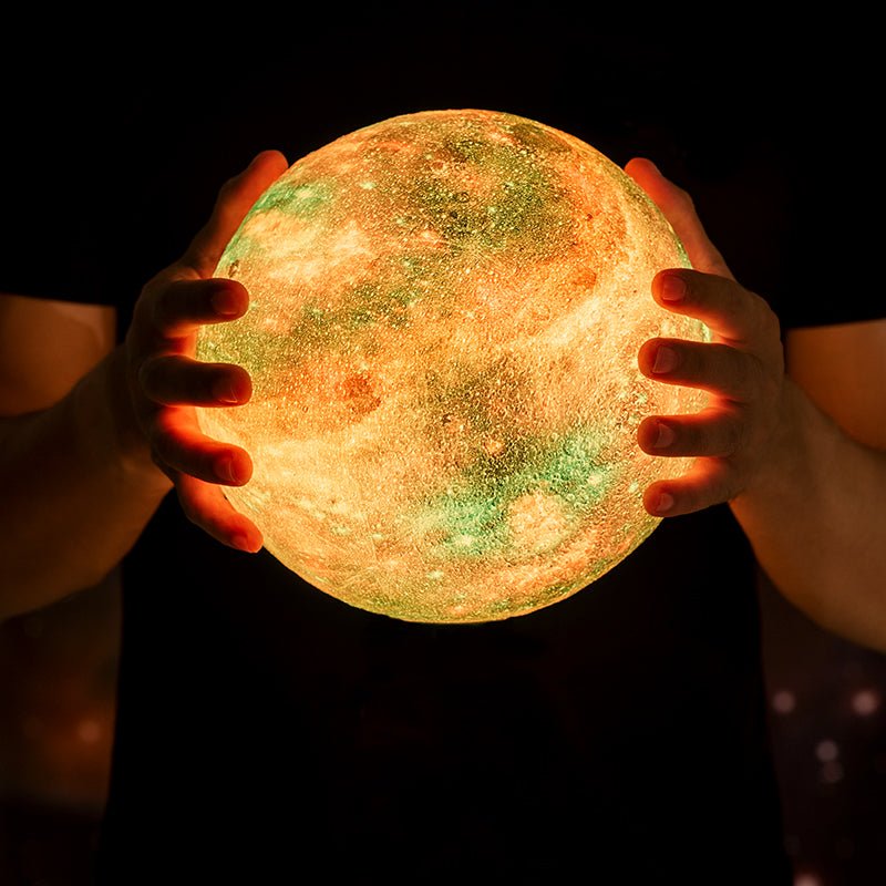 LED Star Galaxy Moon Lamp - Remote Control 3D Night Light - LuxuriesTree