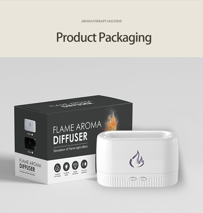 Silent Flame Humidifier & Aroma Diffuser - LuxuriesTree